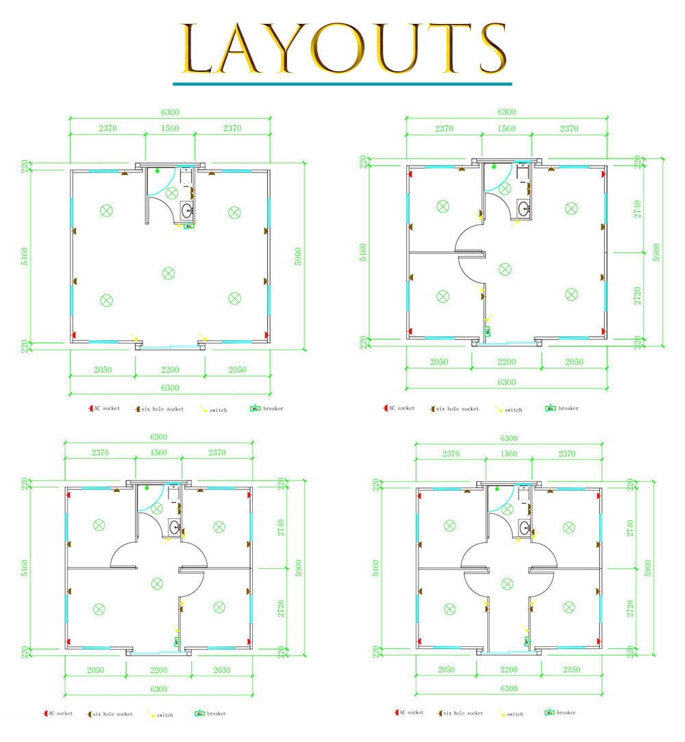 Customizable 20ft/40ft Folding Pack Container House: Complete with Bathroom, Kitchen, Covered Porch, and Double Wing Expansion Orange Compass