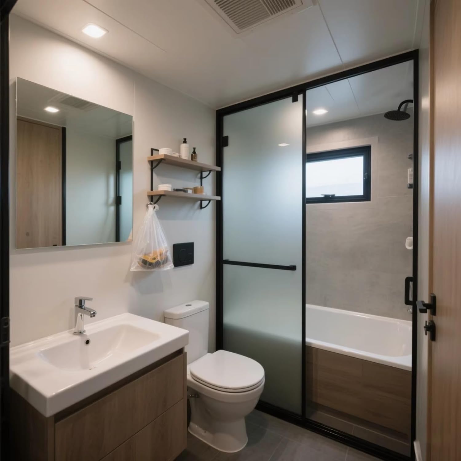 40FT Prefab Tiny Home – Expandable Container House with 2–3 Bedrooms, Full Bathroom & Kitchen, Mobile Modular Home for Adults Orange Compass