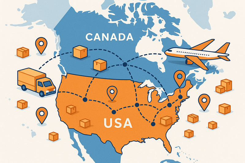 Delivery Across USA and Canada